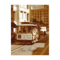 san francisco trolley car postcards