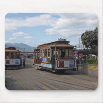 San Francisco Trolley Cars mousepads