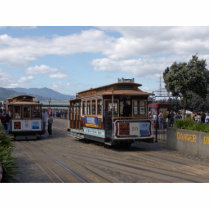 San Francisco Trolley Cars photo sculptures