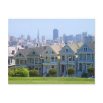 San Francisco Victorian Row postcards
