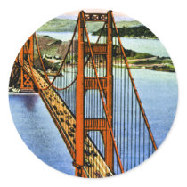 San Francisco's Golden Gate Bridge Sticker