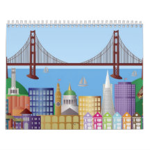 San Franicisco City Landmarks Calendar