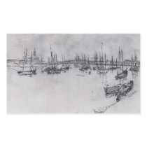 San Giorgi by James Abbott McNeill Whistler Rectangle Sticker