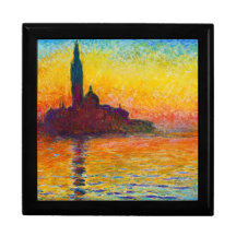 San Giorgio Maggiore at Dusk  Claude Monet Gift Boxes