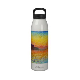 San Giorgio Maggiore at Dusk Claude Monet Reusable Water Bottles