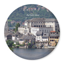 San Giulio Island (Isola San Giulio) Fridge Magnets