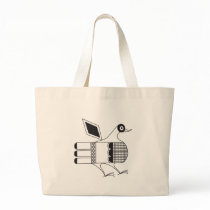 San Idelfonso Pueblo Bird Tote Bags