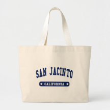 San Jacinto California College Style tee shirts Bags