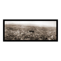 San Jose CA Aerial Photo 1906 posters