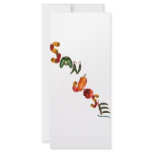San Jose Chili Peppers rack cards