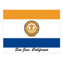 San Jose Flag Post Cards