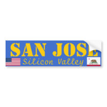 San Jose Silicon Valley Bumper Sticker