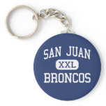 San Juan - Broncos - High School - Blanding Utah keychains