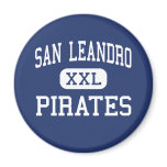 San Leandro - Pirates - High - San Leandro Refrigerator Magnets
