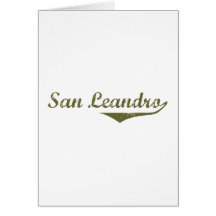 San Leandro  Revolution t shirts Card