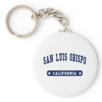 San Luis Obispo California College Style tee shirt Key Chain