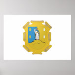 San Luis Potosi, Mexico flag Print