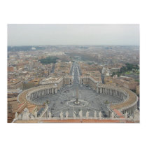 san marco piazza in rome - from top of St. Peters posters
