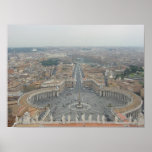 san marco piazza in rome - from top of St. Peters posters