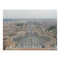 san marco piazza in rome - from top of St. Peters posters