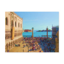 San Marco Piazza - Venezia Italia Postcard