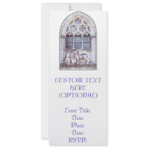 San Marco Winged Lion Window Personalized Announcement