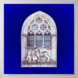 San Marco Winged Lion Window Poster