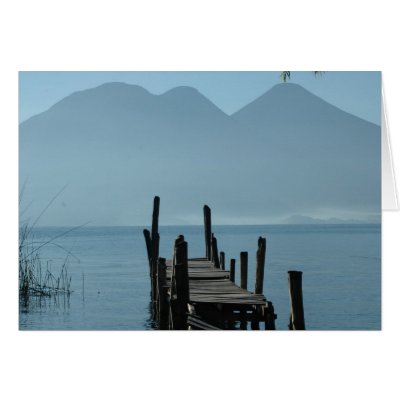 San Marcos Dock Greeting Cards by Rainbowgate