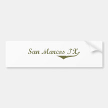 San Marcos  Revolution t shirts Bumper Sticker