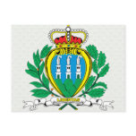 San Marino Coat of Arms detail Post Cards