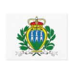 San Marino Coat of Arms Postcard