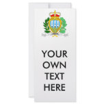 San Marino Coat of Arms Rack Card Template