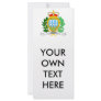 San Marino Coat of Arms Rack Card Template