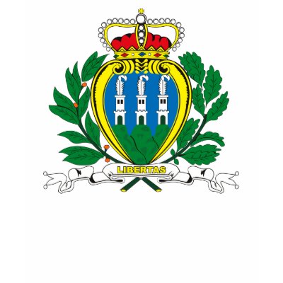 San Marino Coat of Arms T-shirt by FlagTshirts