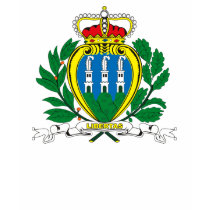 San Marino Coat of Arms T-shirt by FlagTshirts San Marino Coat of Arms T-shirt