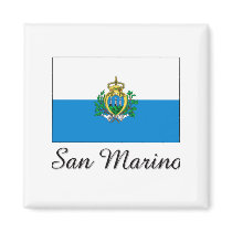 San Marino Flag Design magnets by flagshirt San Marino Flag Design magnets