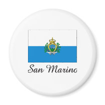 San Marino Flag Design magnets by flagshirt San Marino Flag Design magnets