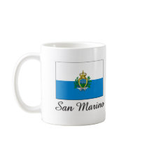San Marino Flag Design Mugs