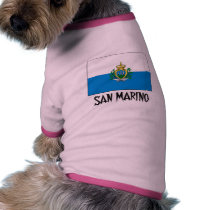 San Marino Flag pet clothing by flagshirt San Marino Flag pet clothing