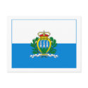 San Marino Flag (light) Postcard
