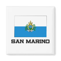 San Marino Flag Fridge Magnets