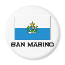 San Marino Flag magnets by tshirtshirts San Marino Flag magnets