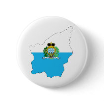 San Marino Flag Map full size Pinback Button