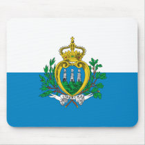 San Marino Flag Mousepad