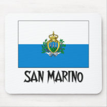 San Marino Flag mousepads by flagshirt San Marino Flag mousepads