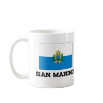 San Marino Flag Coffee Mugs