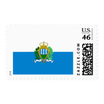 San Marino flag postage
