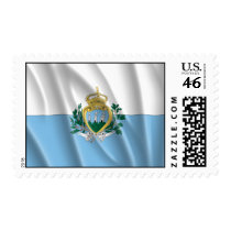 SAN MARINO FLAG POSTAGE STAMPS