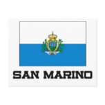 San Marino Flag Postcards