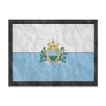 San Marino Flag Postcards